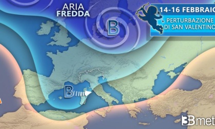 Perturbazione in arrivo: a San Valentino nevicherà sul novarese?