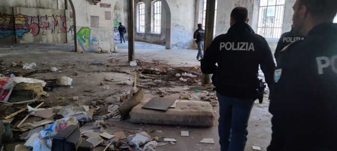 Sgombero all’ex Cotonificio Olcese: 7 identificati