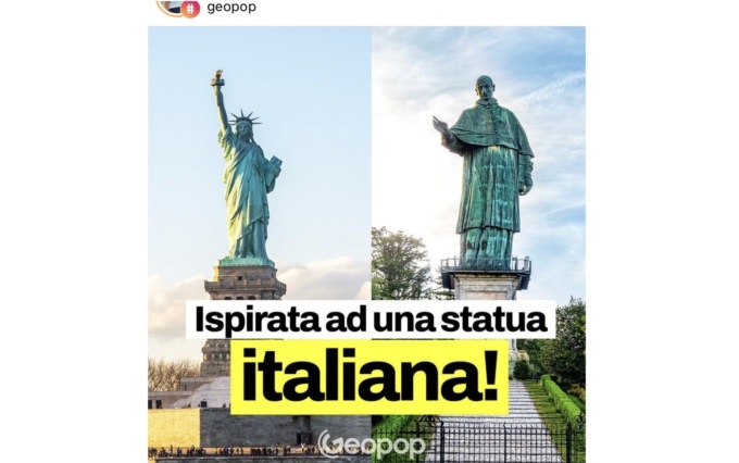 “La Statua della Libertà è ispirata a una italiana”. Quale?
