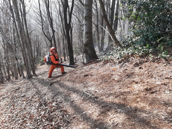 Fiamme lambiscono le case a Gignese: 25 volontari Aib in campo