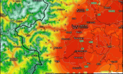 Centro Meteo Piemonte: oggi temperature fino a 26/28 gradi