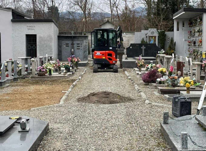 Nella frazione gozzanese di Auzate si sono conclusi i lavori al cimitero