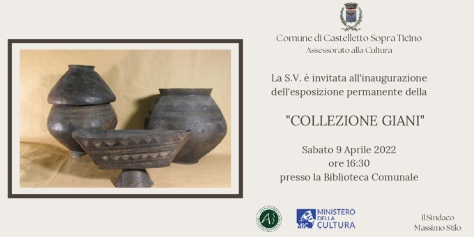 I reperti archeologici della Civiltà di Golasecca in mostra alla biblioteca di Castelletto