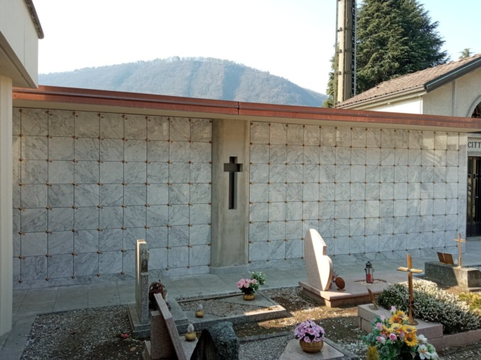 Nuovi loculi al cimitero di Verbania Trobaso