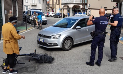 Cerano scontro fra auto e bicicletta