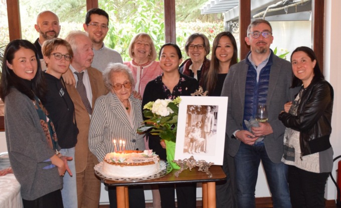 Borgomanero: gli auguri per i 100 anni di nonna Alma Cerise
