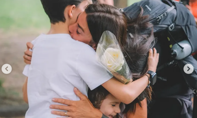 La moglie di Bonucci ha percorso 575 chilometri a piedi per aiutare i bimbi malati di tumore