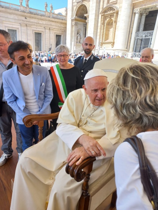 Detenuti e agenti della Casa Circondariale di Verbania incontrano il Papa