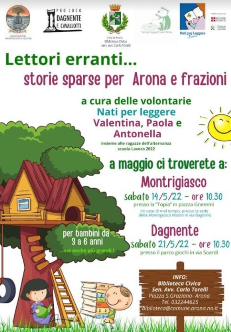 Lettori erranti.. storie sparse per Arona e frazioni