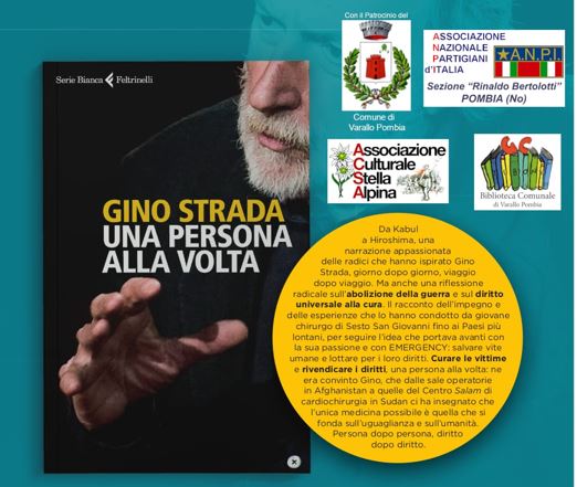 Domani a Varallo Pombia arriva il libro di Gino Strada