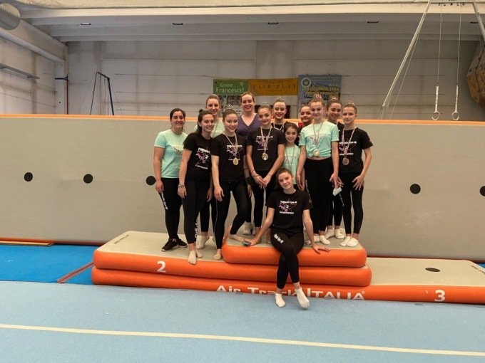 A Mortara le atlete della FUNtastic Gym si confermano campionesse italiane di ginnastica acrobatica