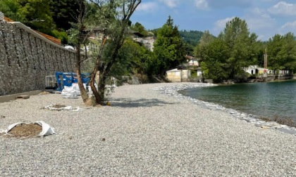 Arona nuova spiaggia dalla Nautica al Cit Bar