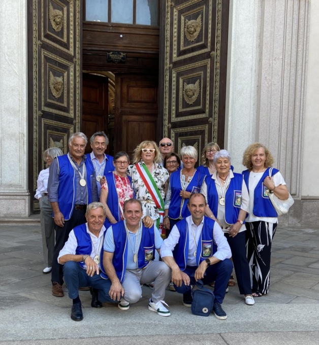L’associazione San Bernardo da Borgomanero all’inaugurazione del Cammino sul Sempione
