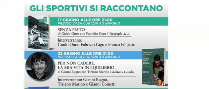 Mercoledì sera a Casa Curioni il libro di Gianni Bugno