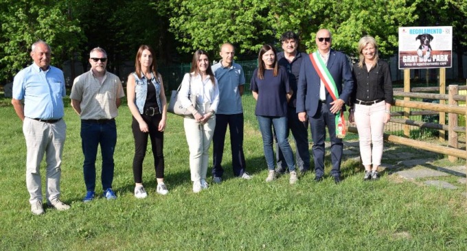 Inaugurata a Gozzano l’area di sgambamento cani