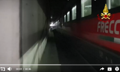 Treno dell'alta velocità Torino-Napoli deraglia in galleria: 220 passeggeri a bordo, circolazione bloccata