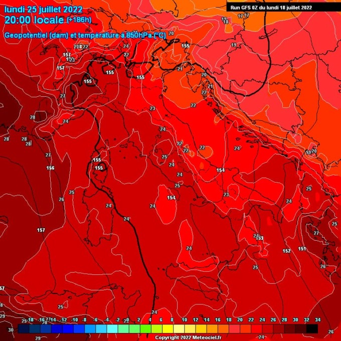 Eccezionale ondata di caldo: possibili picchi termici estremi