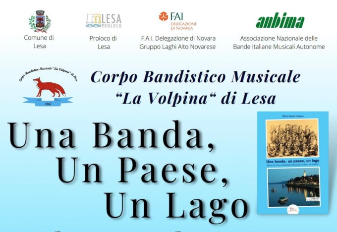A Lesa sabato il concerto per i 155 anni di fondazione della banda “La Volpina”