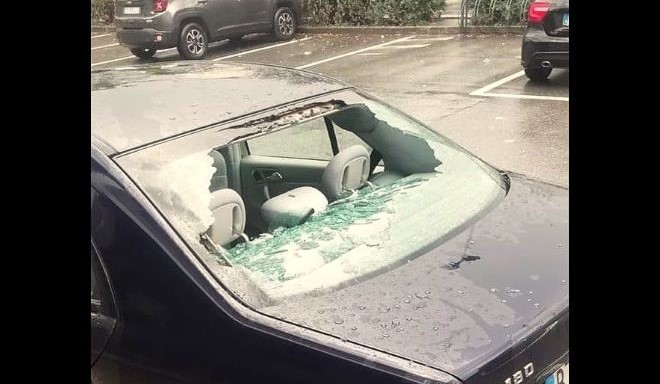 Temporale (finalmente) sulle nostre zone. Ma nel Cuneese la grandine fa disastri