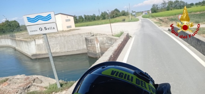 Donna trovata morta nel canale Quintino Sella a Novara