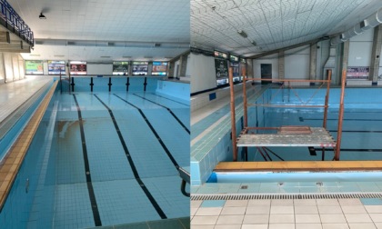 Piscina comunale di Intra: lavori in corso per ridurre la profondità della vasca