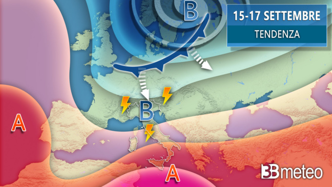 Meteo: dal caldo africano all’autunno in una settimana