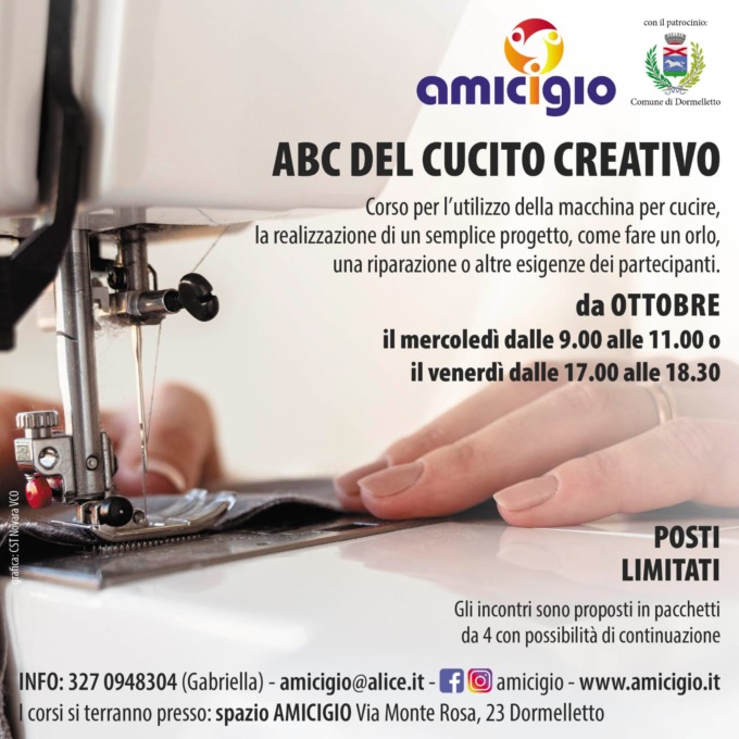 Corsi per tutti i gusti con Amicigio a Dormelletto
