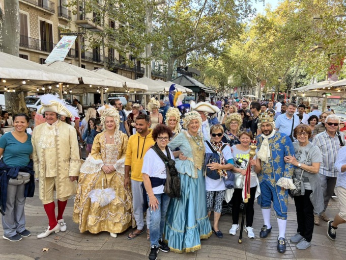 Re Biscottino e la Regina Cunetta a Barcellona