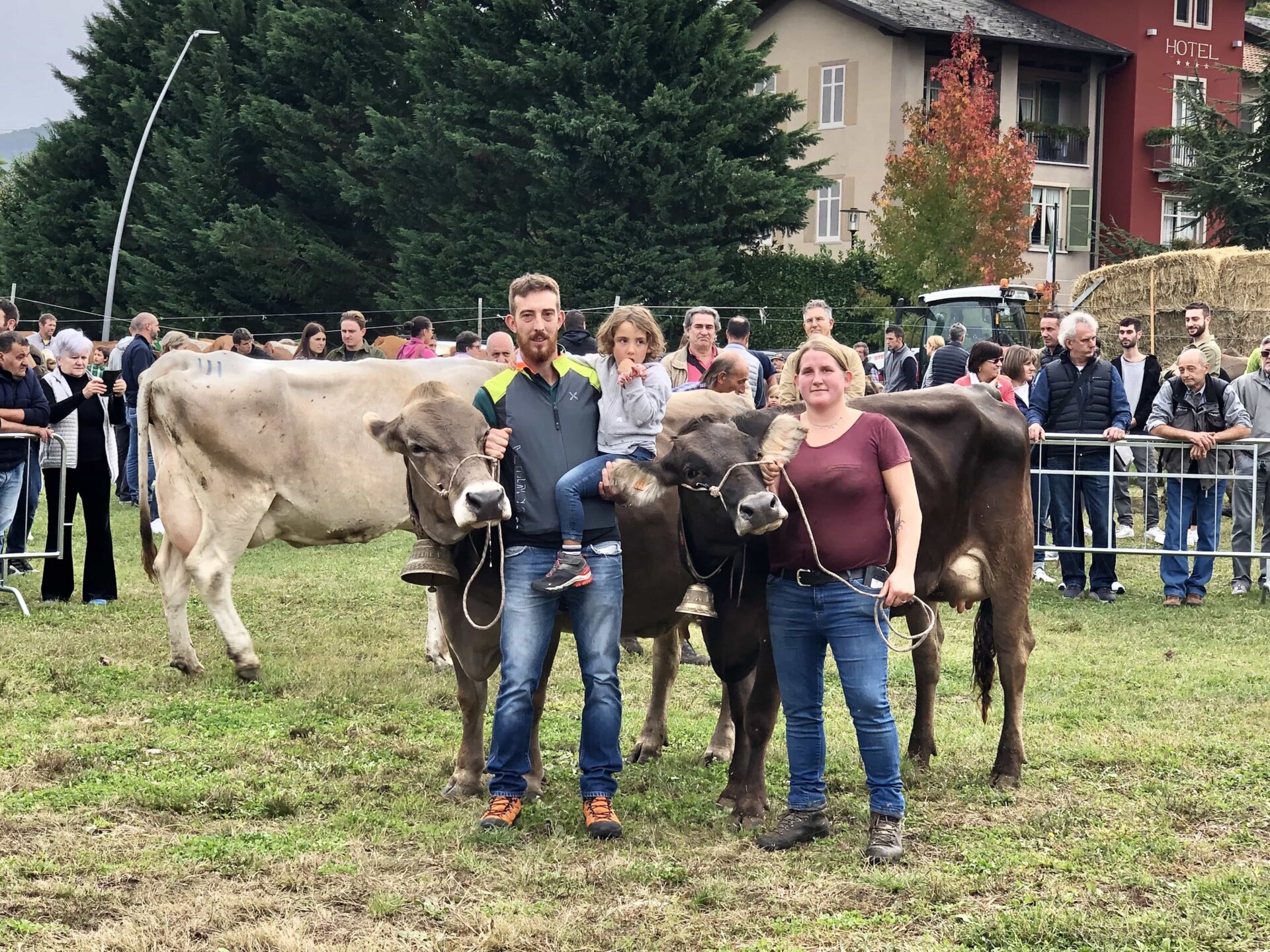 Fiera Zootecnica -regina della Bruna Alpina e miglior mammella DeLorenzi Giuseppe