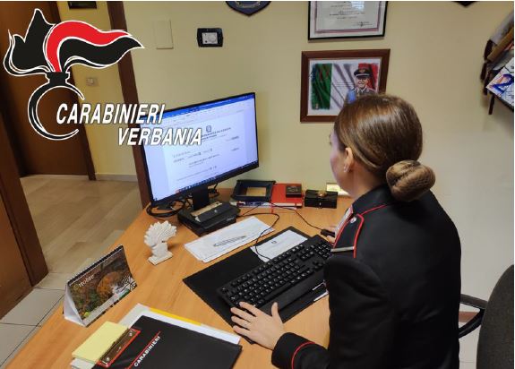 I carabinieri di Verbania denunciano due pregiudicati per truffa dopo un raggiro online