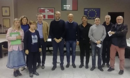 Il presidente della Provincia Binatti in visita a San Maurizio d'Opaglio