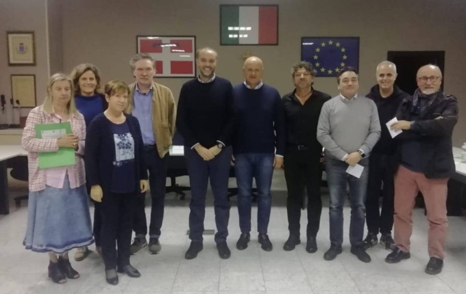 Il presidente della Provincia Binatti in visita a San Maurizio d’Opaglio