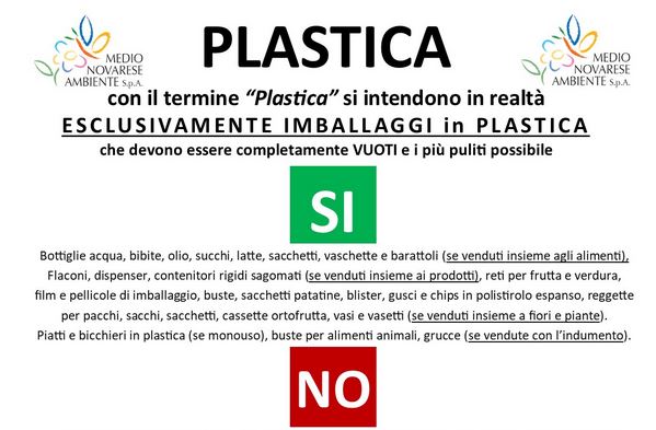 Sindaco di Varallo Pombia: “Occhio a cosa buttate nella plastica”