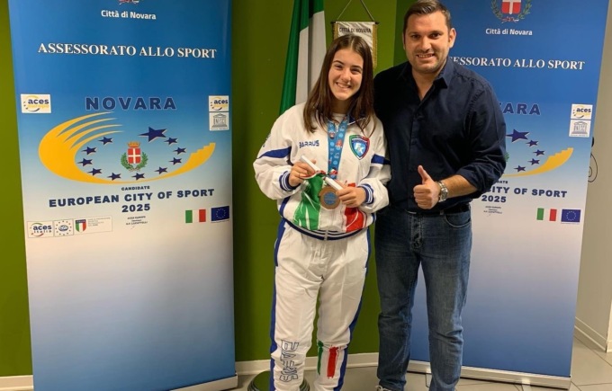 La novarese Camilla Sgrò bronzo ai mondiali di Kick Boxing