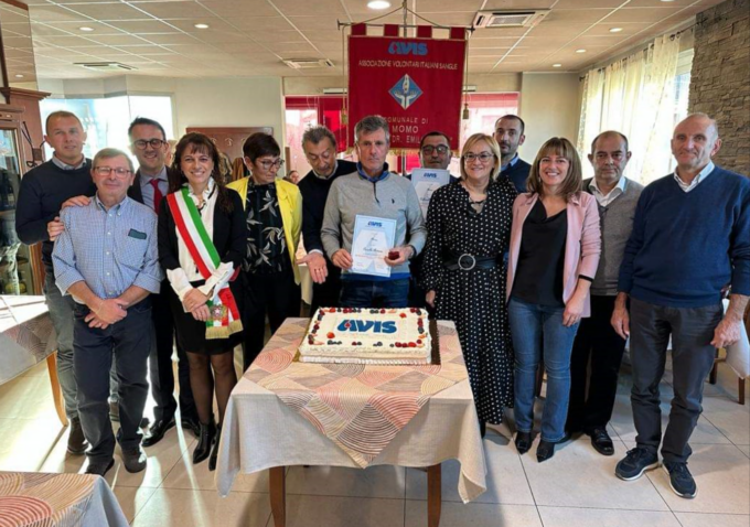 Avis in festa per i suoi numerosi donatori
