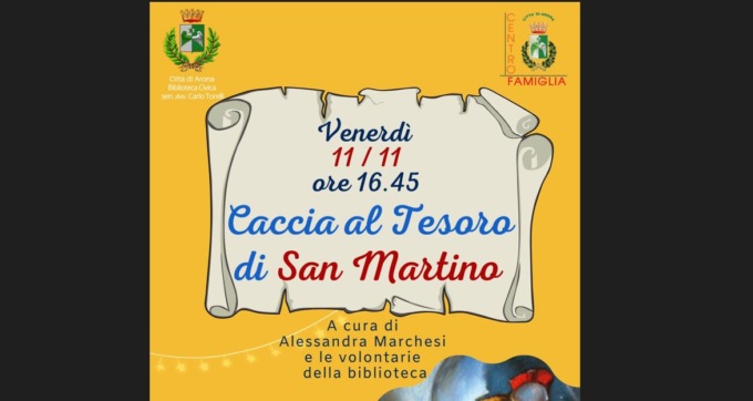 Caccia al tesoro di San Martino in biblioteca ad Arona