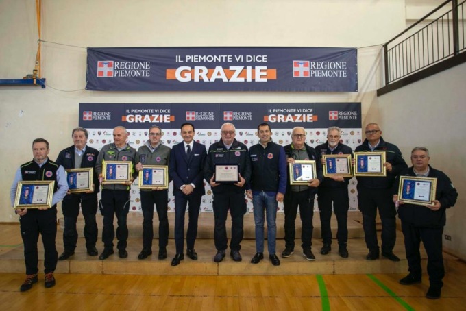 “Il Piemonte vi dice grazie”: premiati i volontari novaresi