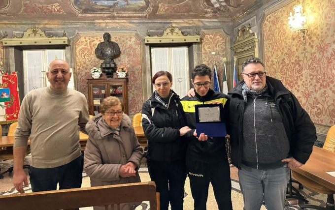Trecate riconoscimento per Samuele Galdini, campione italiano paralimpico