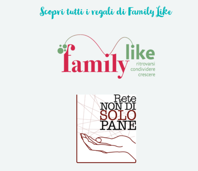 Sotto l’albero i regali solidali di Family Like e Nondisolopane