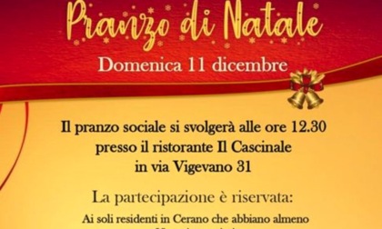 Torna il pranzo sociale di Natale per i ceranesi over 65