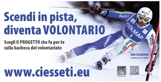 Scendi in pista! Diventa volontario: al via la campagna del CST