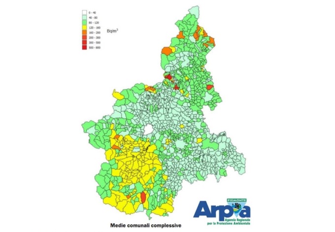 Radon in Piemonte: Bellinzago e Oleggio Castello comuni a rischio per il gas nocivo