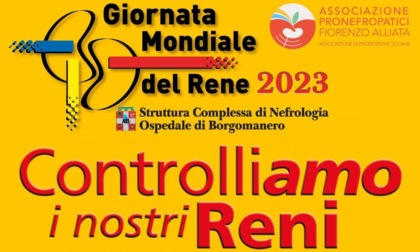Giornata mondiale del Rene nel territorio novarese