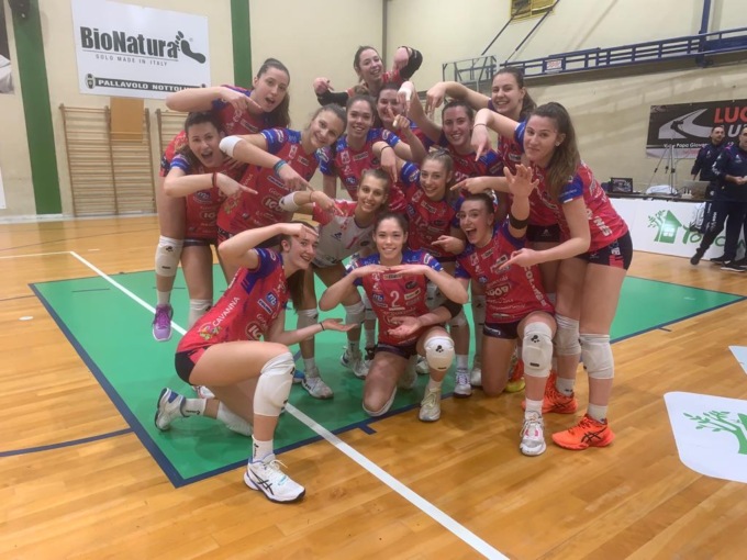 Grande battaglia vinta dalla Igor Volley contro la Pallavolo Nottolini