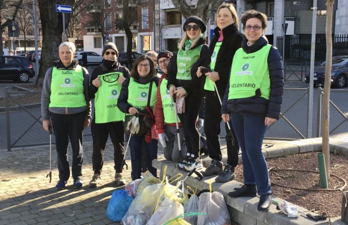 I volontari di Novara Green tornano all’opera a San Martino