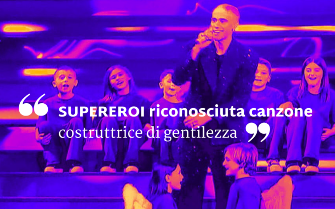 “Supereroi” canzone costruttrice di gentilezza con la benedizione di Novara