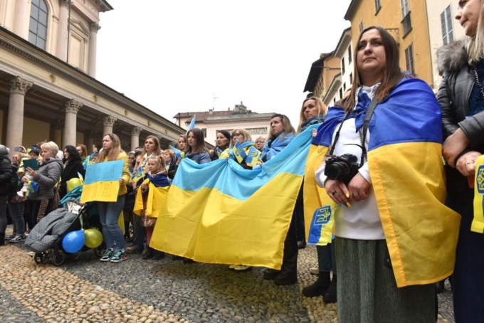 Un anno di guerra: in piazza con la comunità ucraina