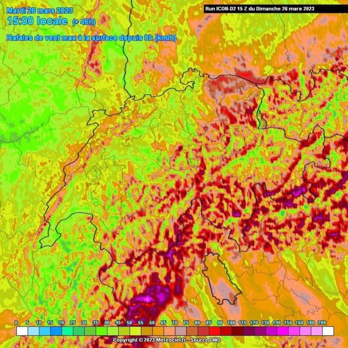 Attenzione oggi forti raffiche di vento sul novarese