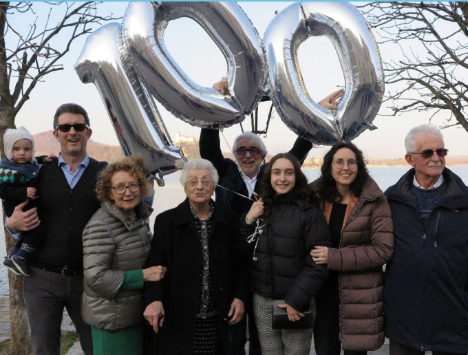 L’aronese Carmen Ballarati Marforio neo centenaria