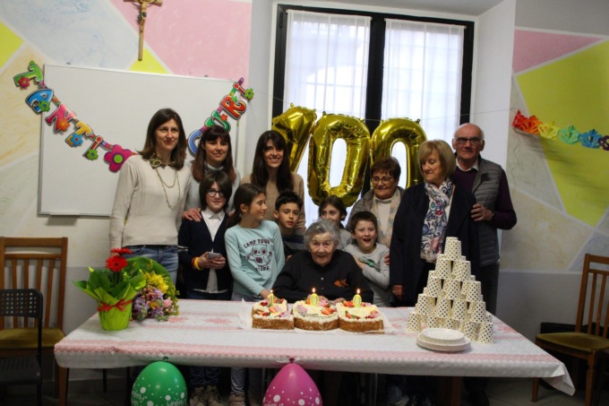 100 anni per la paruzzarese Cesarina Borsari